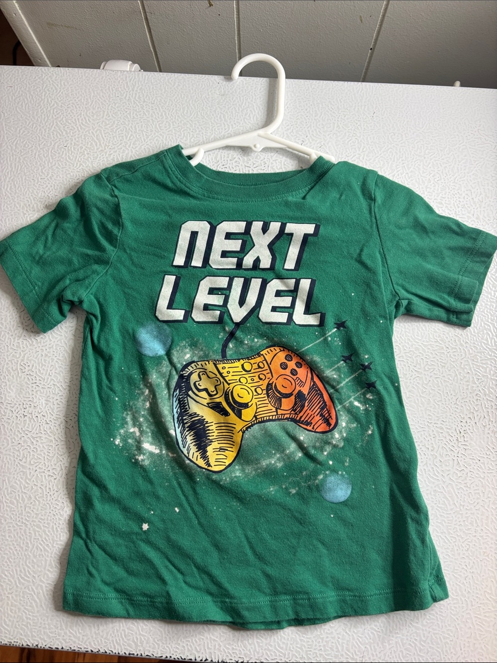 499 - Next Level Boys Green Gaming Tee